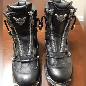 Harley Davidson Women Brake Light Boots 7.5